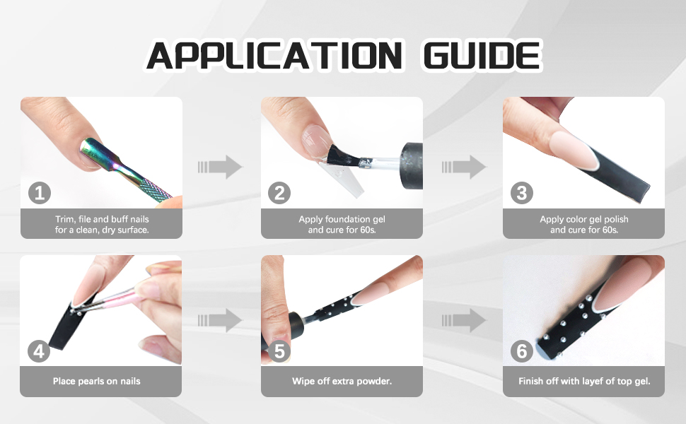 How to use nail pearls