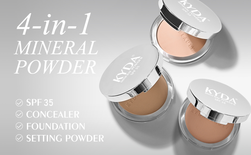 KYDA MINERAL PRESSED POWDER FOUNDATION