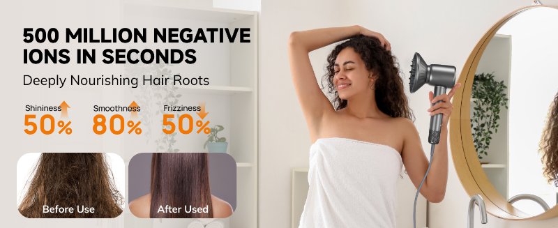 Hair Dryer with Diffuser