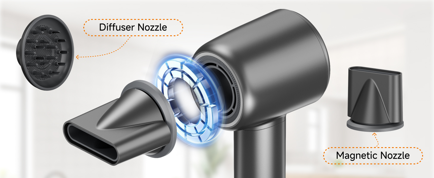 Hair Dryer with Diffuser
