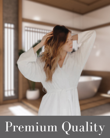 Jerdon bathrobe soft bath robe knit check waffle robe