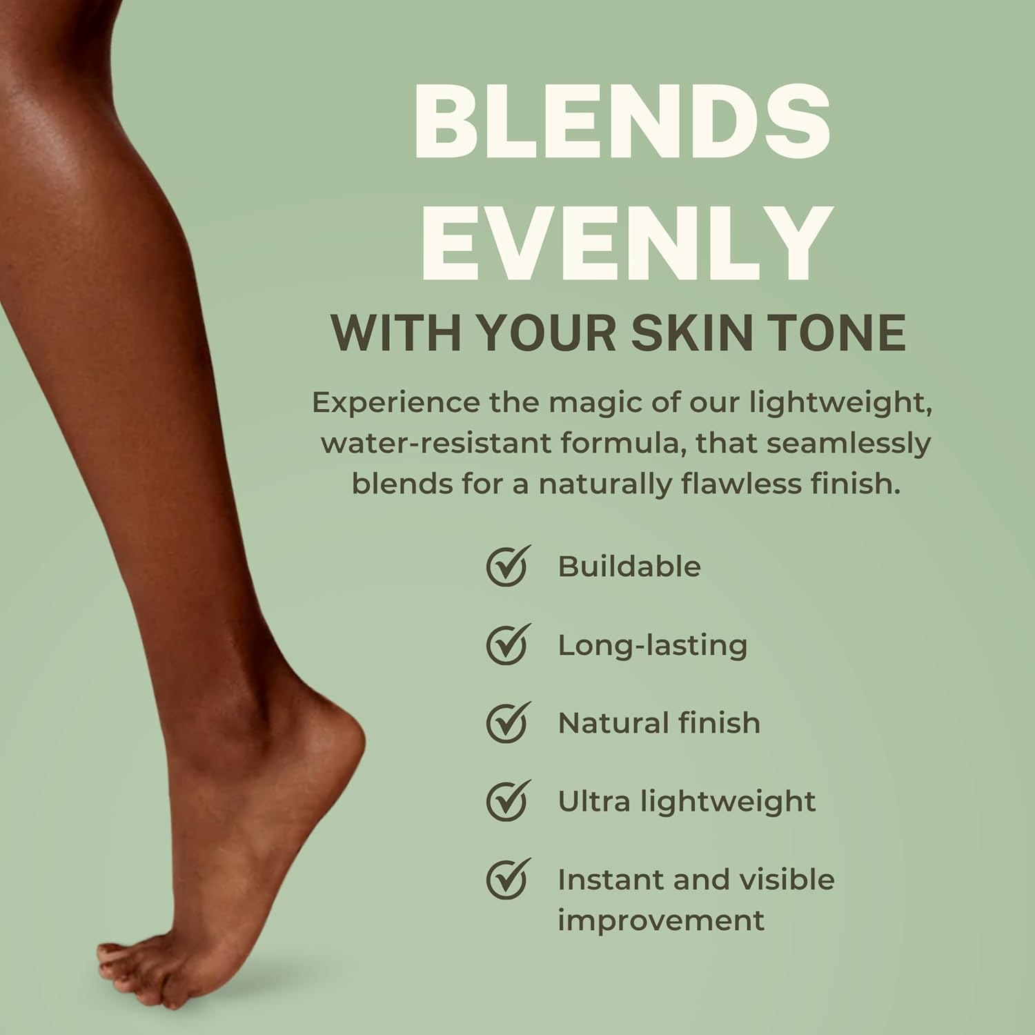is A Toe Corn Makeup That Instantly Hides Toe Corns | Water-Resistant | Foot Care | Body and Scar Blemishes | Tattoo Cover up | Gifts for Her (CHESTNUT) - Image 7
