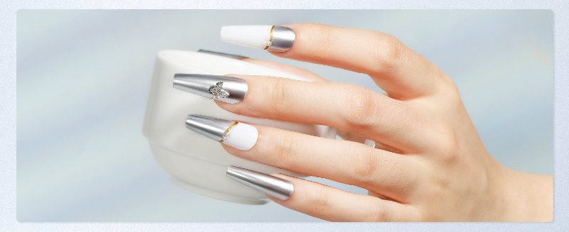 Silver Mirror Nail Polish