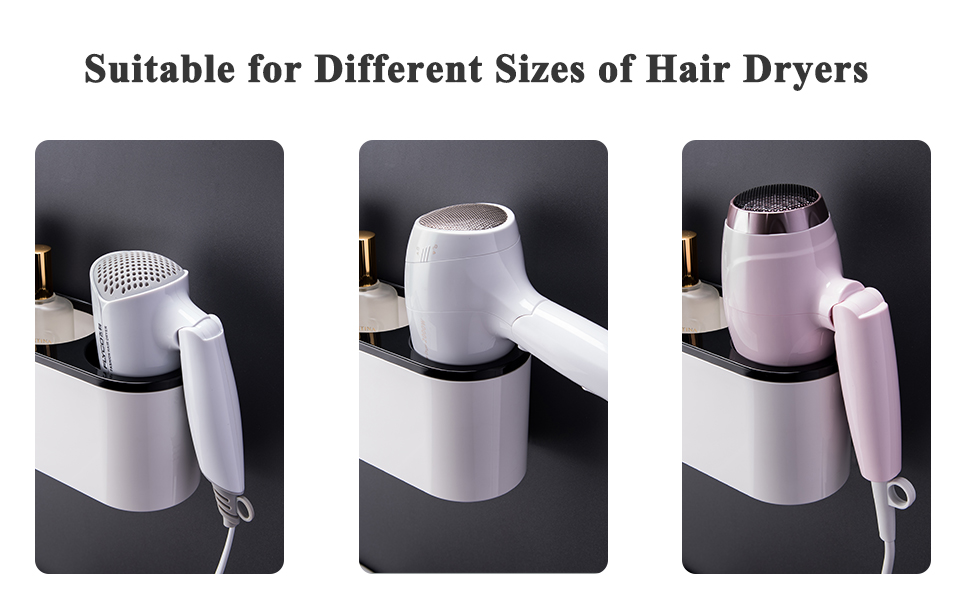 Blow Dryer Holder Wall Mount