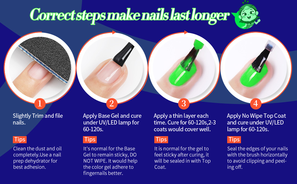 Neon Gel Nail Polish