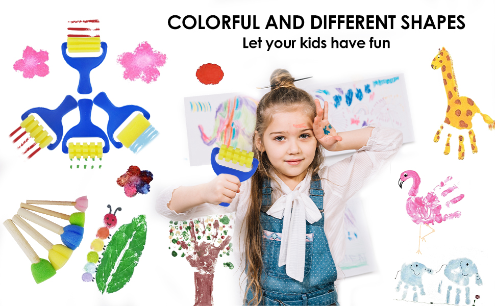 washable finger paint set