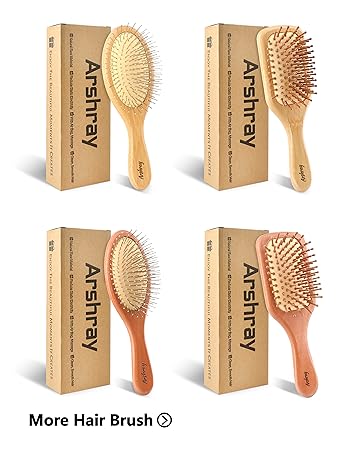 Wooden Bamboo Hair Brush