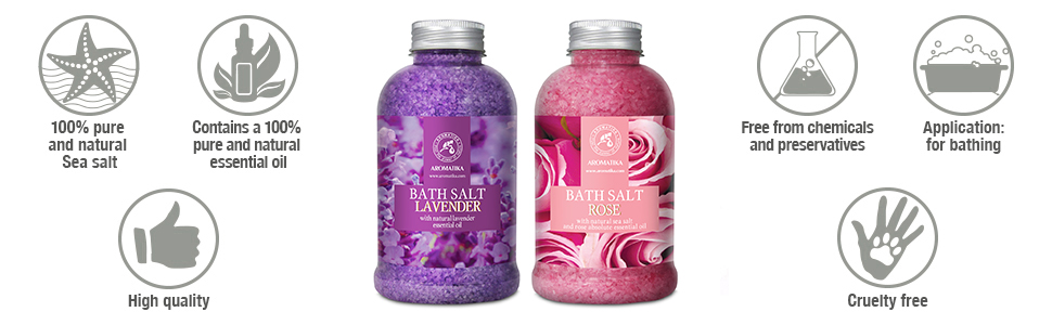 Bath Sea Salt Set Application