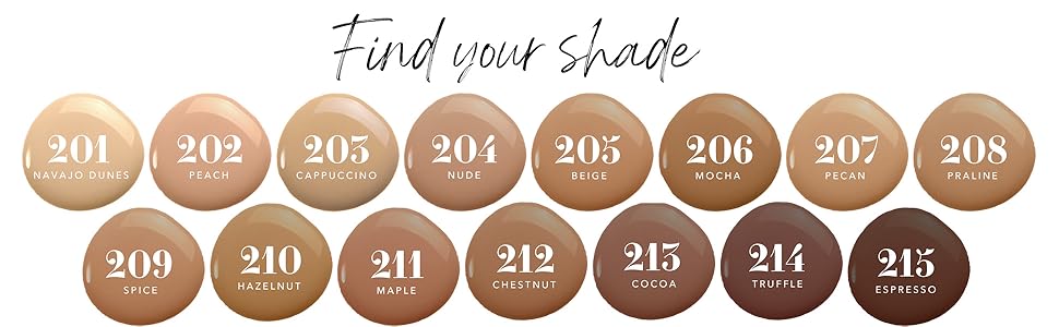 Immaculate Foundation Shades
