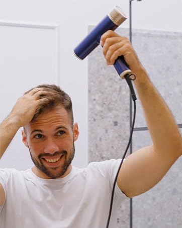 blue blow dryer 
