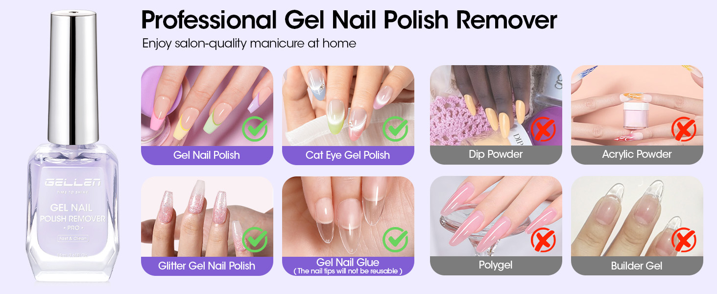 Gellen Gel Nail Polish Remover