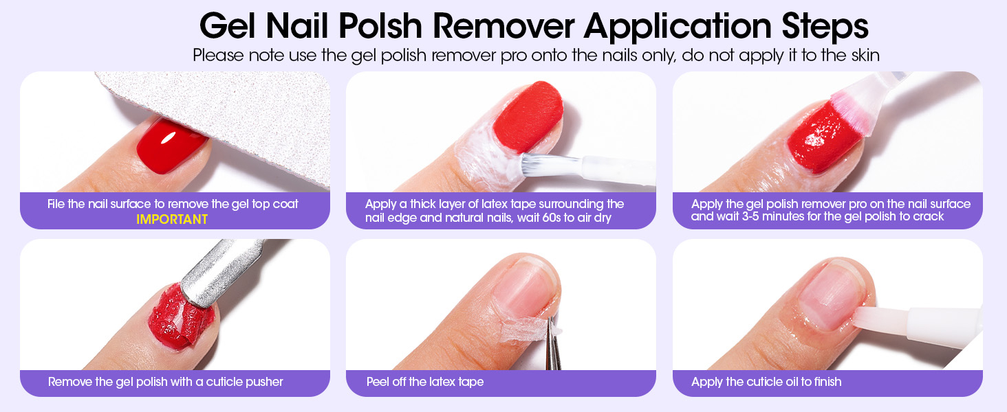 Gellen Gel Nail Polish Remover