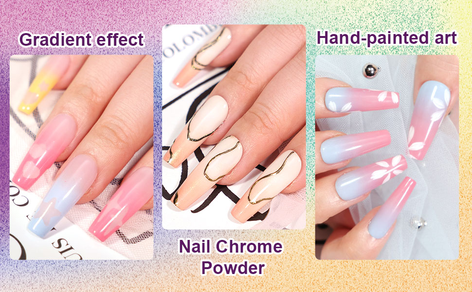 Gradient Gel Nail Show