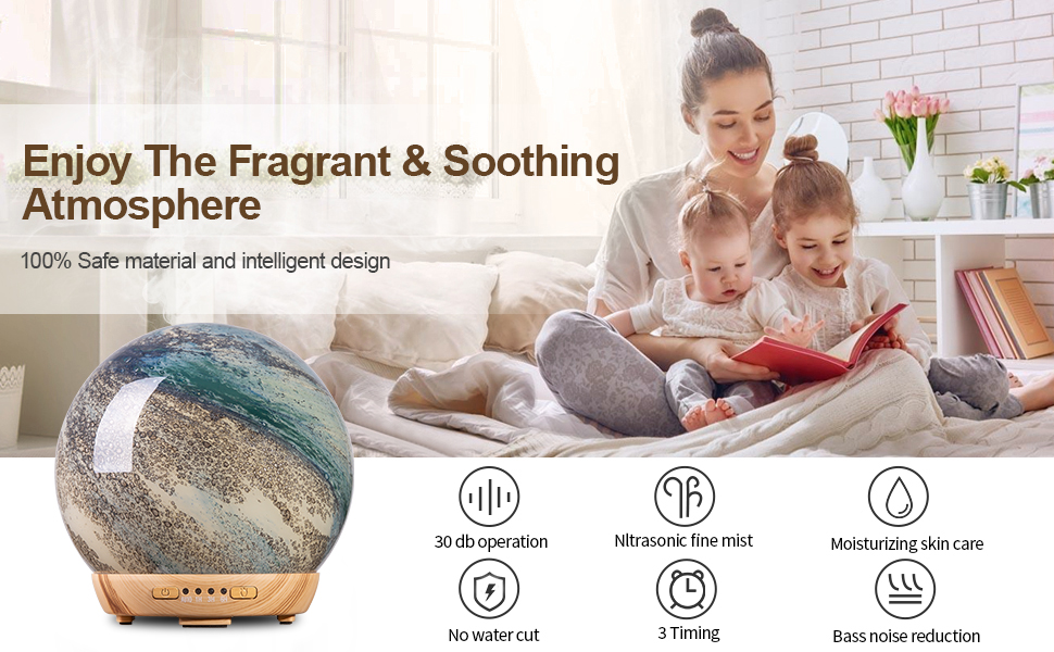 enjoy the fragrant and soothing atmosphere