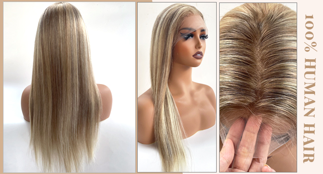 100% Human Hair Lace Front Wig