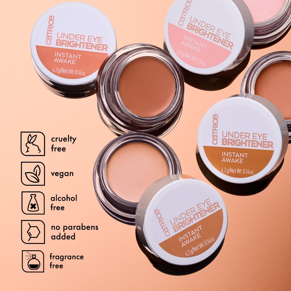 Catrice | Under Eye Brightener | Conceal & Brighten Dark Circles | With Hyaluronic Acid & Shea Butter | Vegan, Cruelty Free & Paraben Free (040 | Dark Mocha) - Image 6