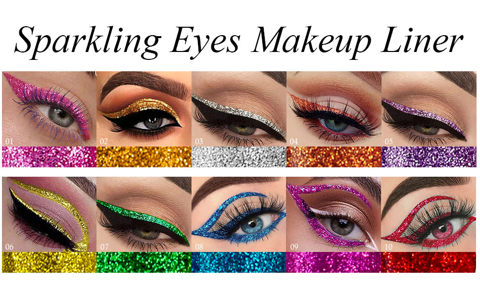 glitter eyeliner