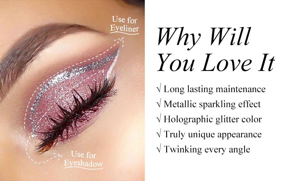 glitter eyeliner