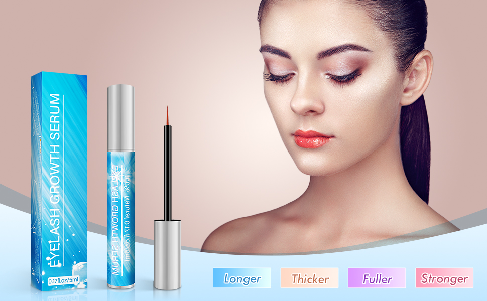Eyelash growth serum application step 4