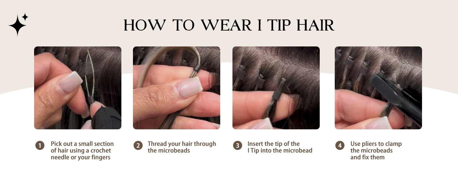 I Tip Hair Extensions Real Human Hair