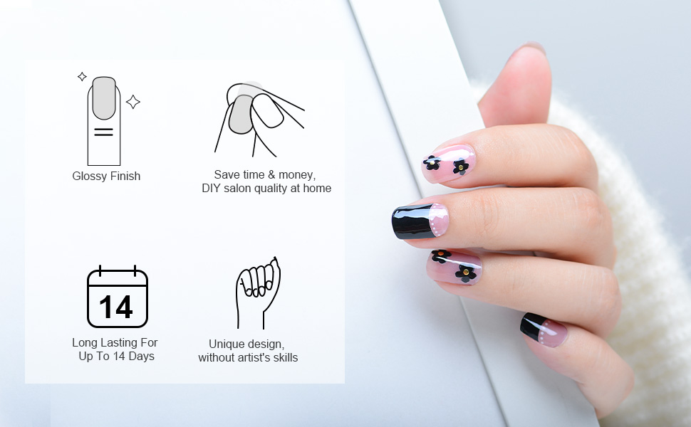 Gel Nail Stickers Detail
