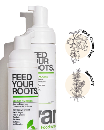 Feed Your Roots Mousse, Natural Ingredients, Black Currant Seed, Rosemary