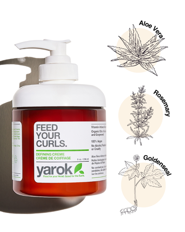 Feed Your Curls Styling Creme, Natural Ingredients, Aloe Vera, Rosemary, Goldenseal