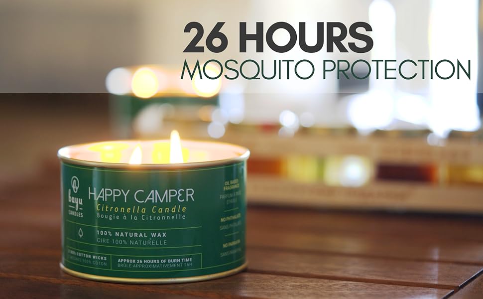 natural beeswax citronella candle; outdoor citronella candles; mosquito repellent; patio or camping