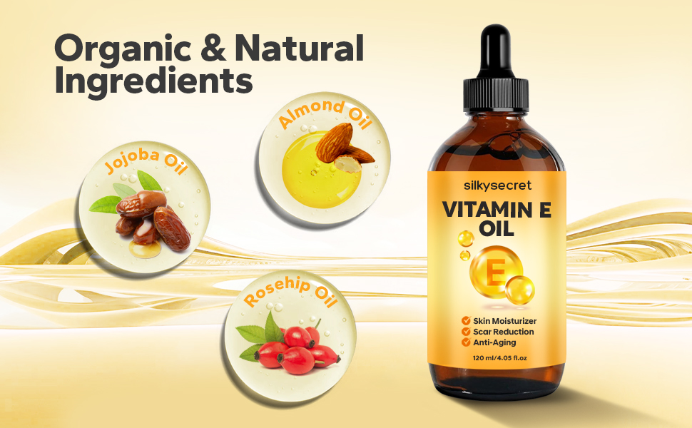 Organic Vitamin E Oil (4.05 Fl Oz)