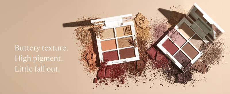 ILIA The Necessary Eyeshadow Palette: buttery texture, high pigment, little fall out.