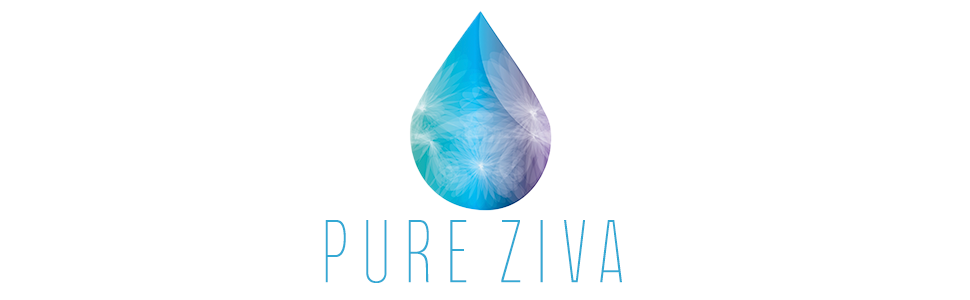 Pure Ziva Logo White Background