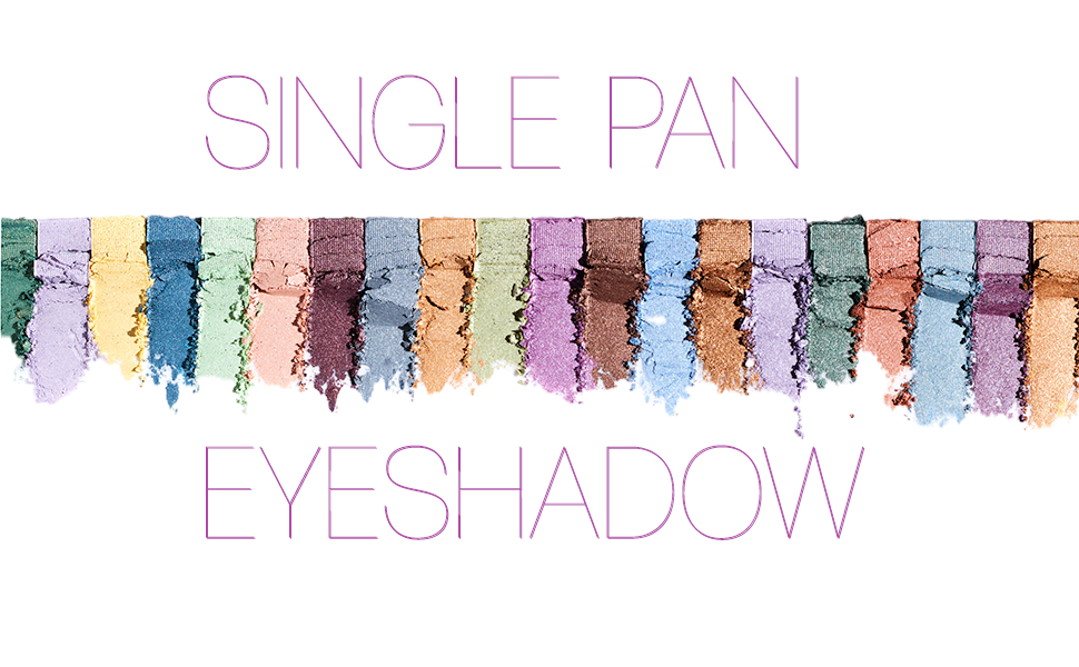 Single Pan Eyeshadow Swatches