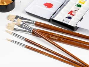 10pcs hog hair mix brush