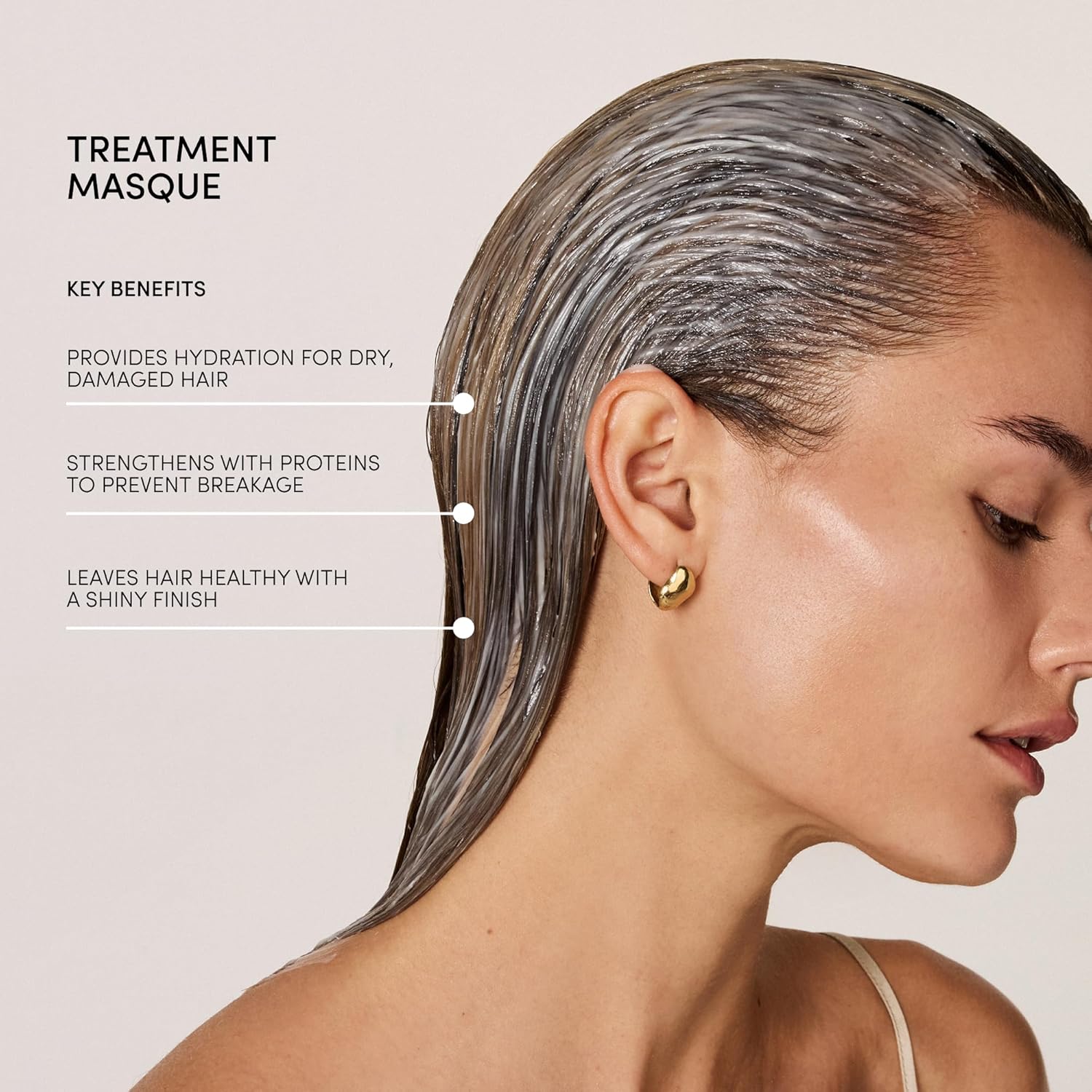 OUAI Hydrating Hair Mask Fine Medium Hair 8 Fl Oz Paraben Free - Image 4