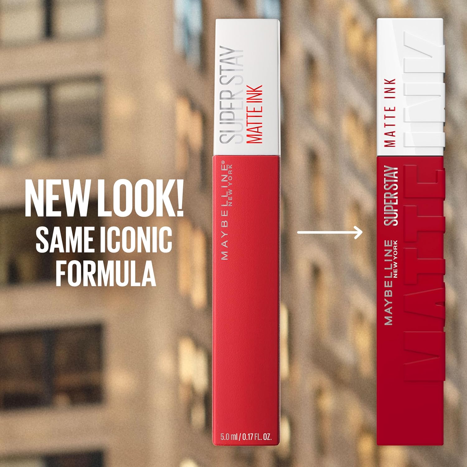 Maybelline Super Stay Matte Ink Liquid Lipstick Makeup, Long Lasting High Impact Color, Up to 16H Wear, Poet, Light Rosey Nude, 1 Count, Packaging May Vary - Image 3