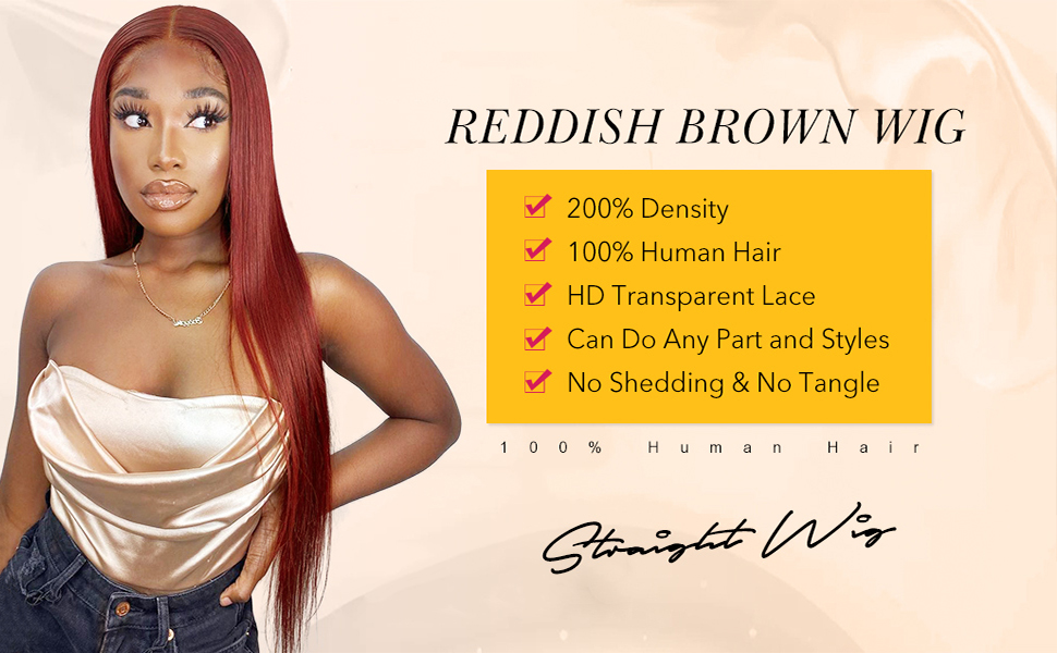 ginger brown hair