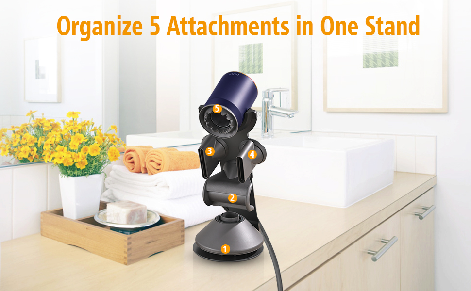 dyson hair dryer stand