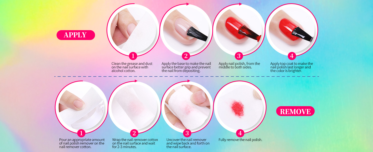 Neon Nail Polish Set