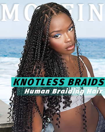 human braiding hair for boho braids