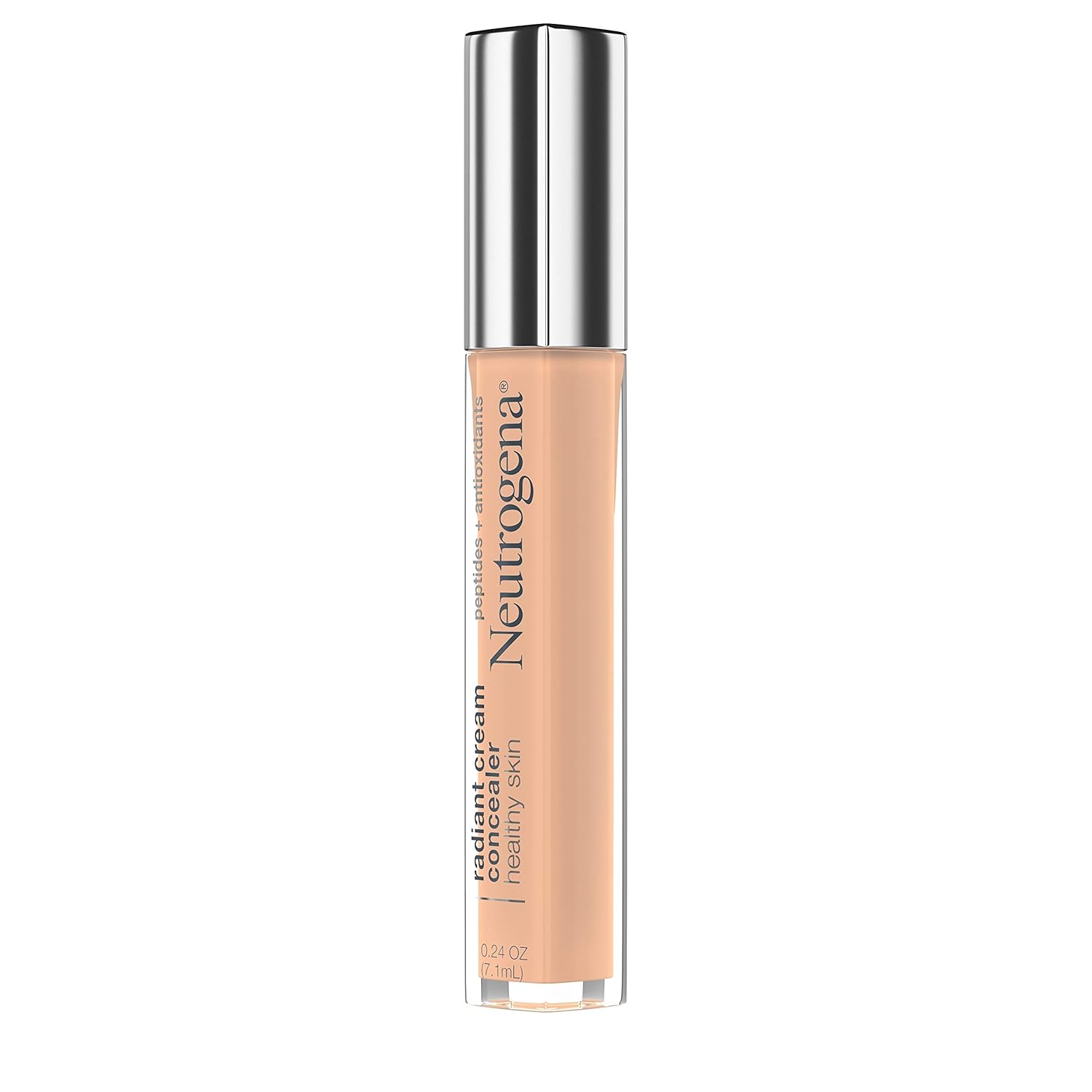 Neutrogena Healthy Skin Radiant Brightening Cream Concealer with Peptides & Vitamin E Antioxidant, Lightweight Perfecting Concealer, Brulee Light/Medium 01 cool undertones, 0.24 oz - Image 8