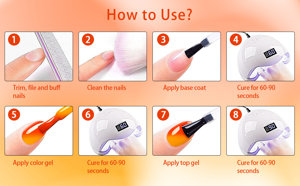 Color Changing Gel Nail Polish