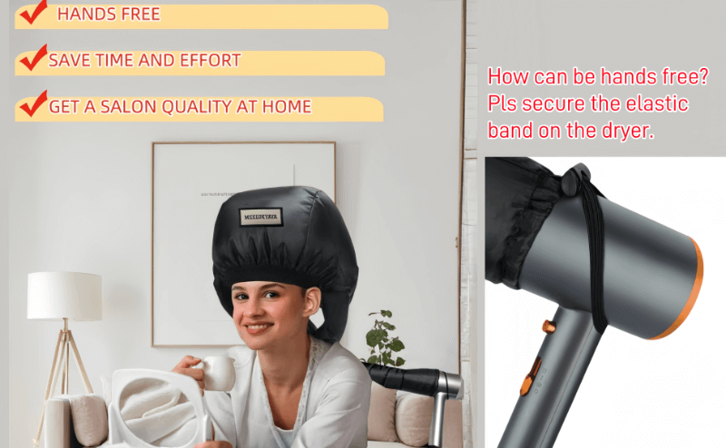 Hair Dryer Diffuser Cap