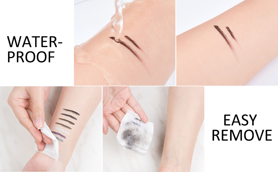 eyeliner waterproof smudge proof thick eyeliner liquid 18 hour smudge resistant gel pen eyeliner
