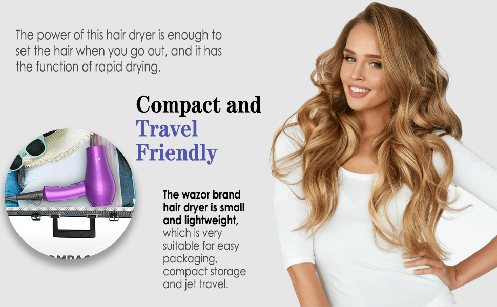 mini hair dryer