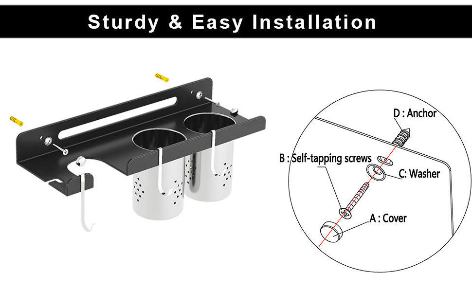 blow dryer organizer for bathroom