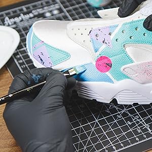 Paint a Shoe with Paint Brush