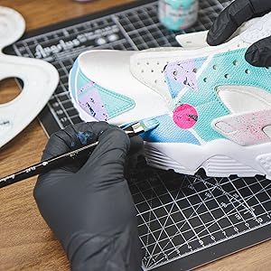Paint a Shoe with an Angelus Paint Brush