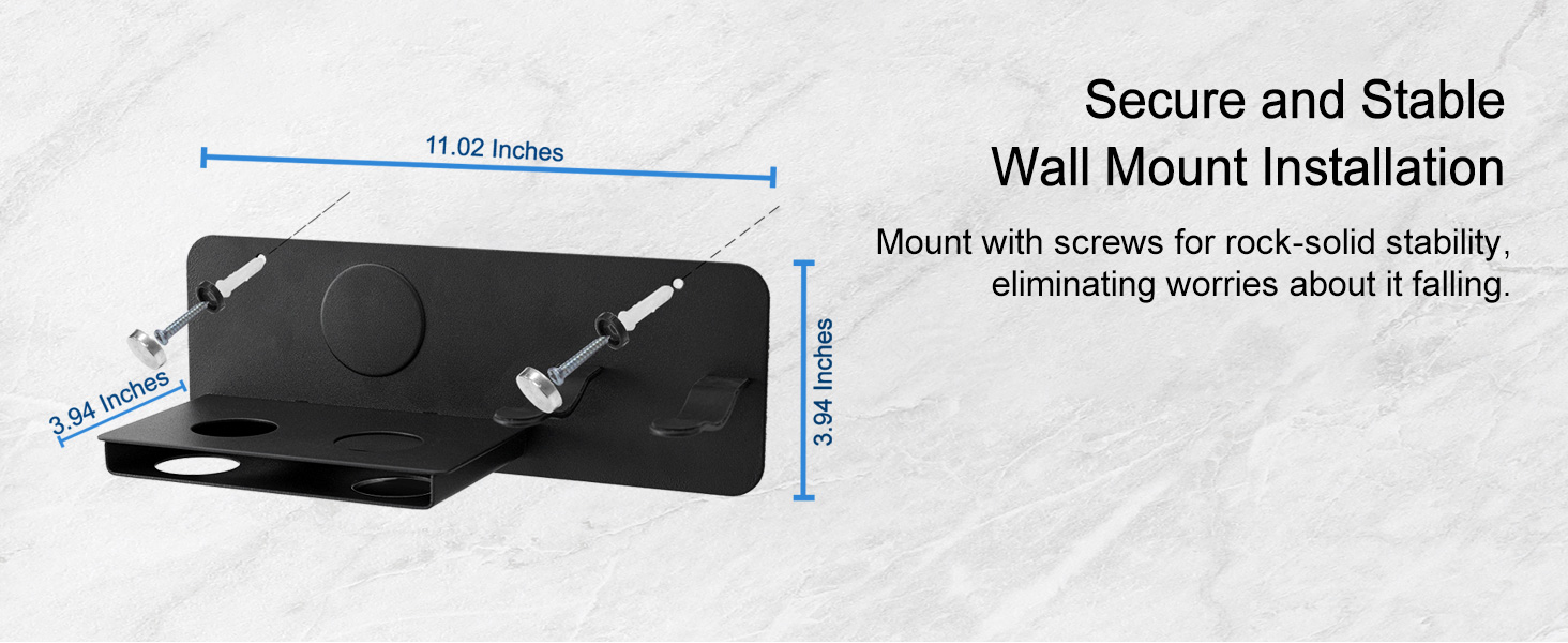 Secure Wall Mount Installation premium metal providing reliable support dyson hair dryer accessories