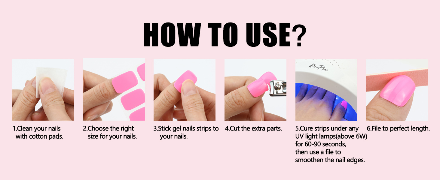 Semi Cured Gel Nail Strips