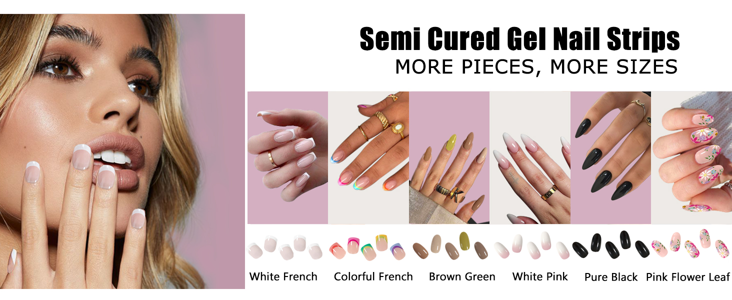 Semi Cured Gel Nail Strips